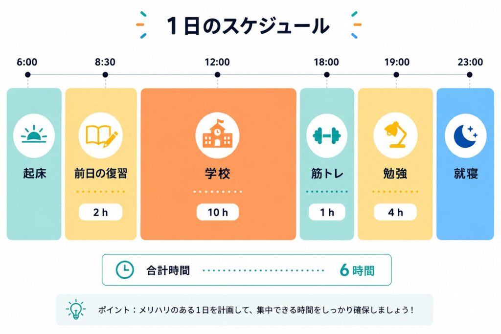 平日スケジュール