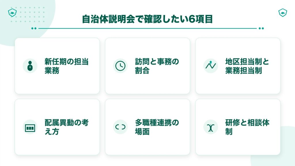 自治会説明会で確認したい6つの項目